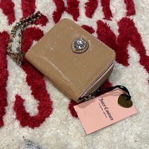 Juicy Couture Beige Wallet with Heart Detail !